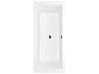 2x Rechthoekig bad inbouw 180×80 cm, Villeroy & Boch, Newo, wit alpine